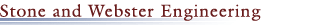 Stone and Webster Engineering